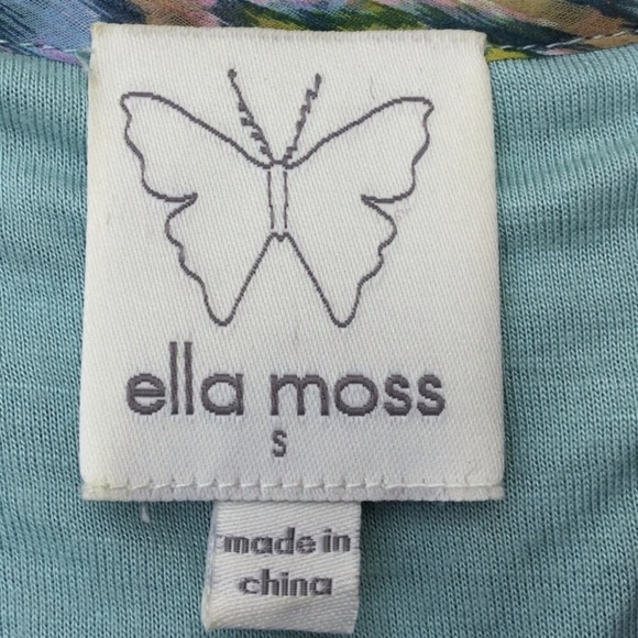 Ella Moss Aztec Print Silk Flyaway Camisole Top - Picture 7 of 8